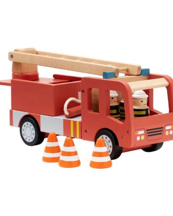 Kids Concept Brandbil 30 Cm Aiden Rød    Brandmænd