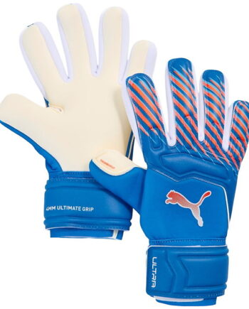 Puma Målmandshandsker Ultra Pro Jr Ultra Blue Glowing Red