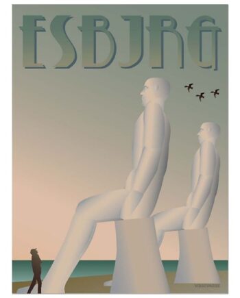 Vissevasse Plakat 50x70 Esbjerg Mændene