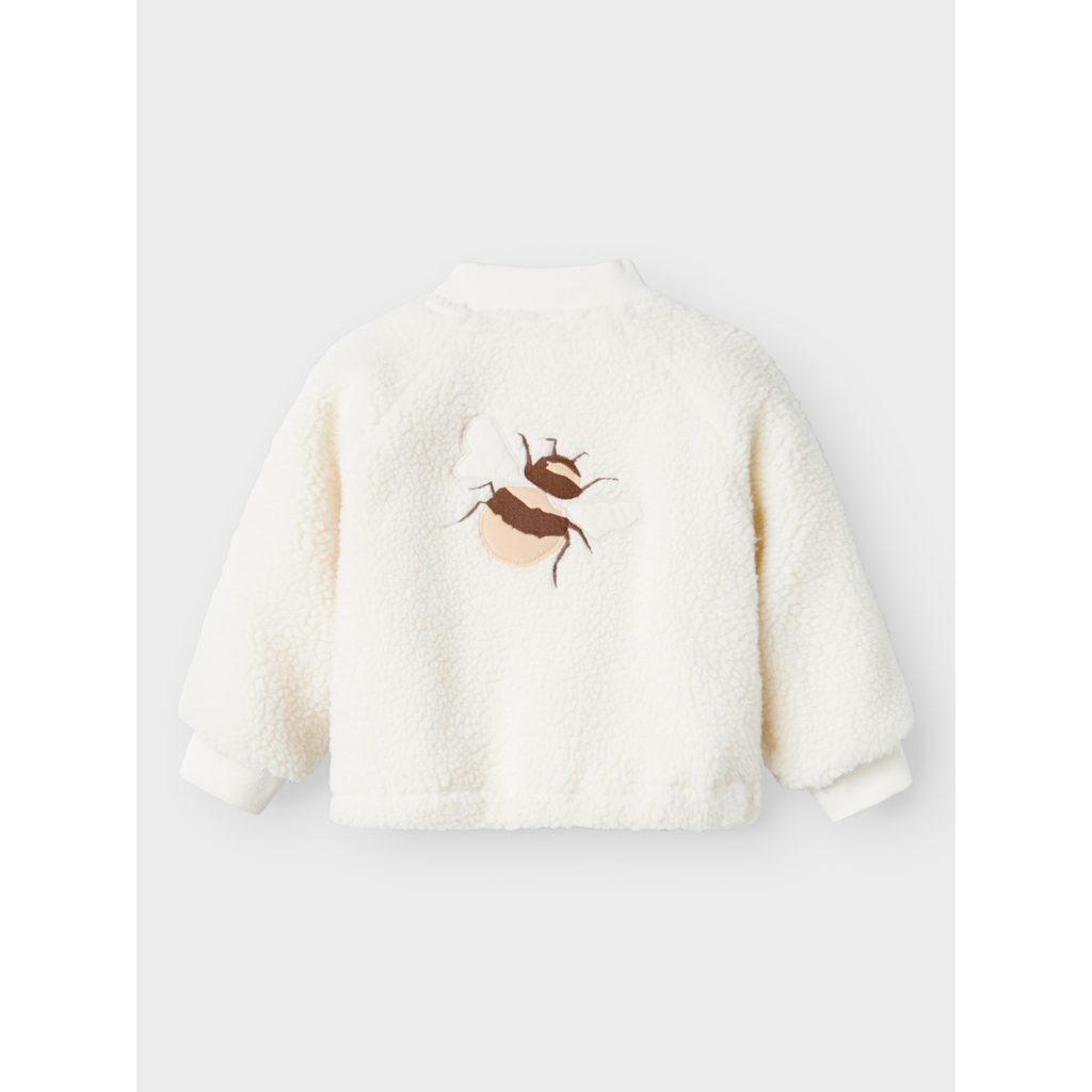 Lil Atelier Lajo Bomber Jakke Bee Coconut Milk