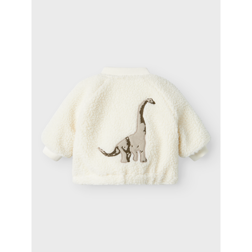 Lil Atelier Lajo Bomber Jakke Dino Coconut Milk