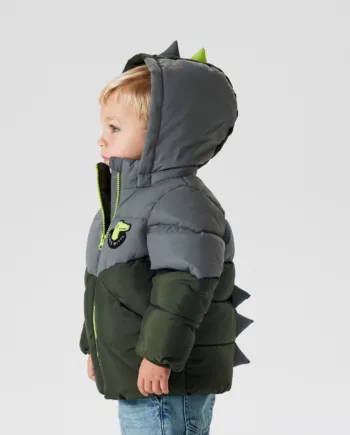 Name It Dino Puffer Jakke Morten Deep Depths