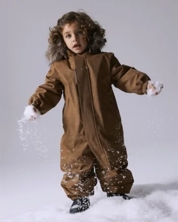 Name It Flyverdragt Snow10 Melange Brown Sugar