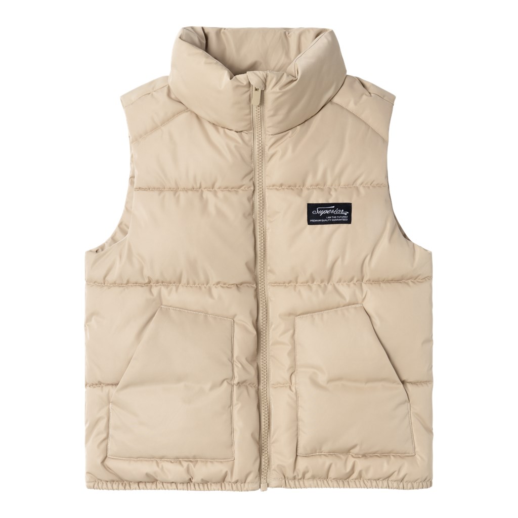 Name It Vest Mambo White Pepper