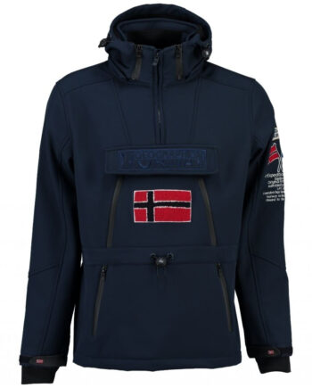 Geographical Norway Herre Anorak Softshell Jakke Tuilding Navy