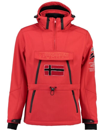 Geographical Norway Herre Anorak Softshell Jakke Tuilding Red