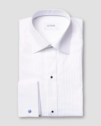 Eton Plissé Bib-front Tuxedo Shirt Contemporary Fit