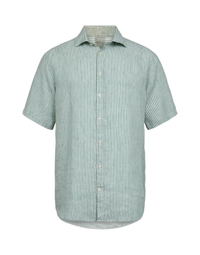 Linen Blend Shirt     Modern Fit