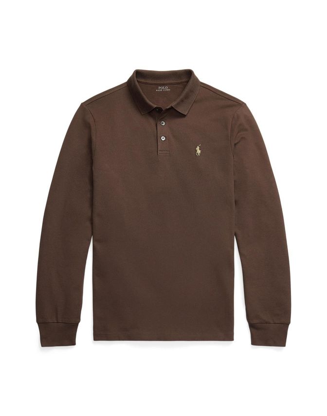 Lskccmslm4-long Sleeve-polo Shirt